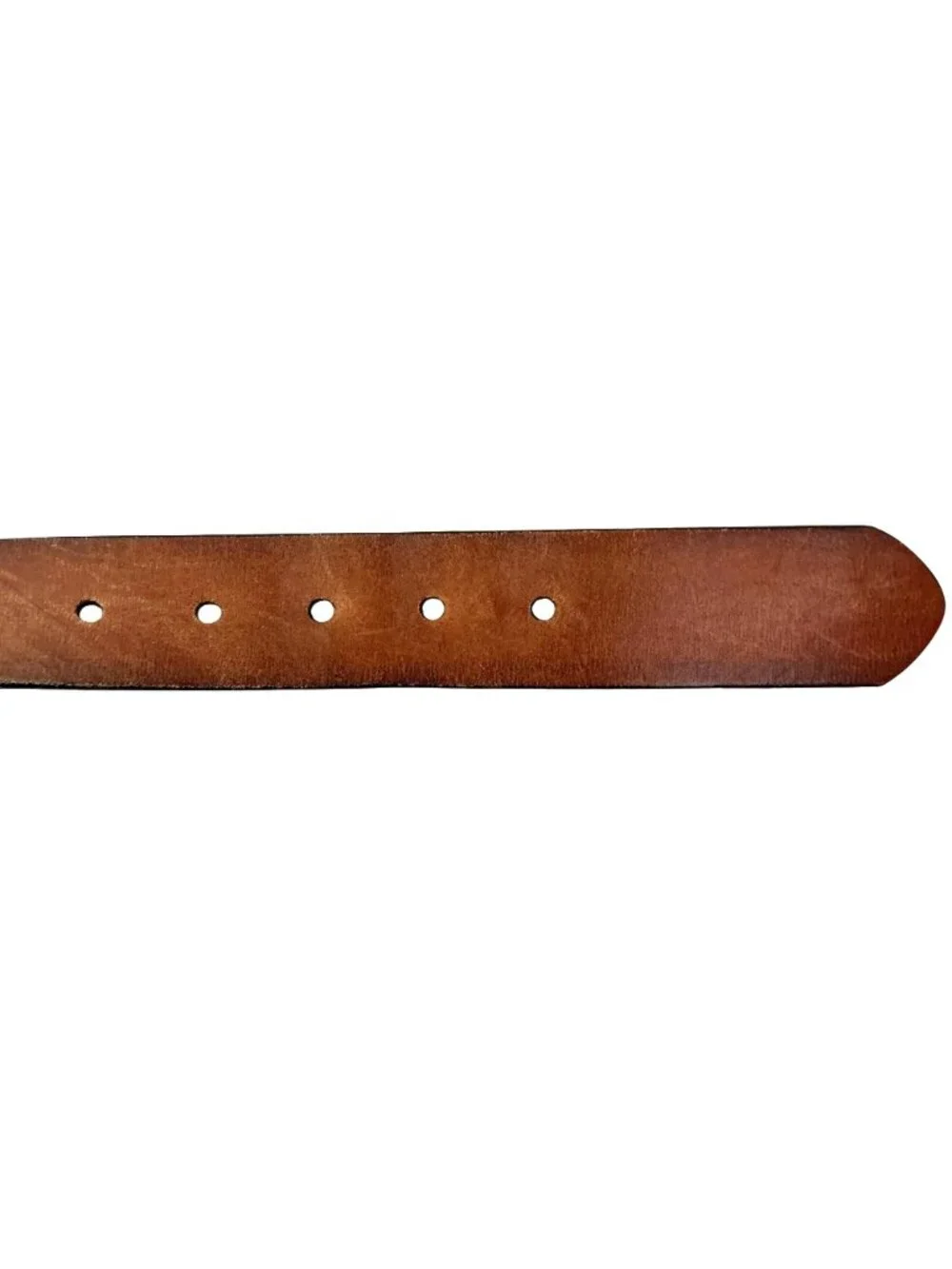 Fossil Genuine Leather Roller Buckle Belt Womens Large Tan & Black  BT2803200